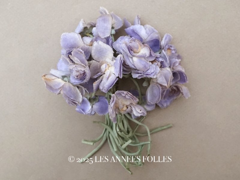 画像1: アンティーク 菫の布花 パルマ菫 