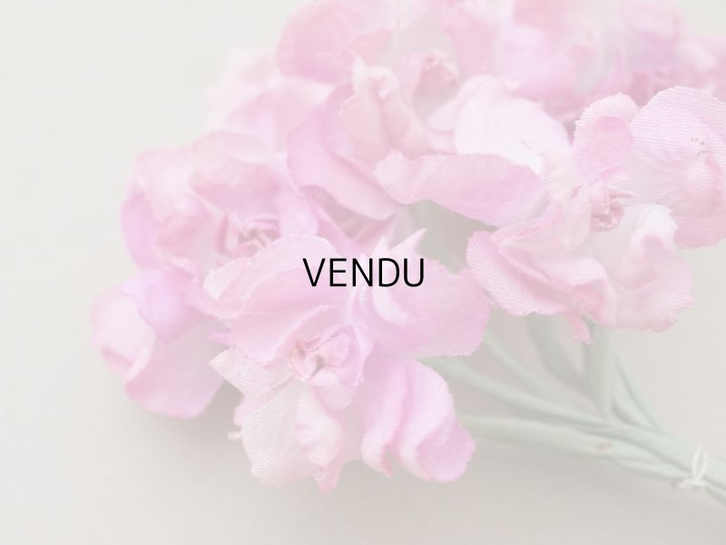 画像3: アンティーク 菫の布花 パルマ菫 ピンク