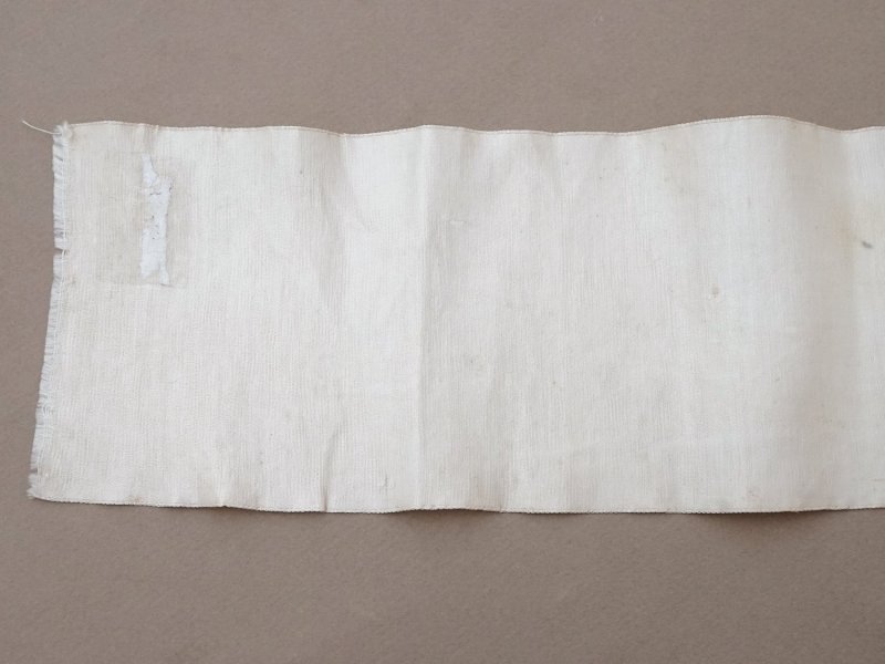 画像5: 18世紀 アンティーク シルクサテンのファブリック オフホワイト 205cm