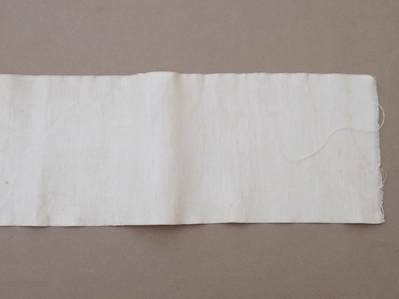 画像13: 18世紀 アンティーク シルクサテンのファブリック オフホワイト 205cm