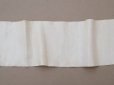 画像12: 18世紀 アンティーク シルクサテンのファブリック オフホワイト 205cm (12)