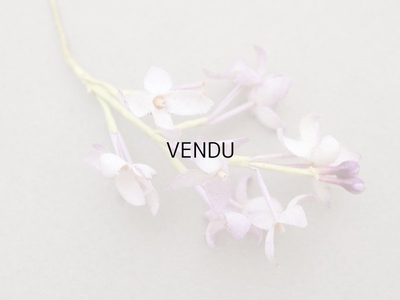 画像3: アンティーク ライラックの布花 薄紫