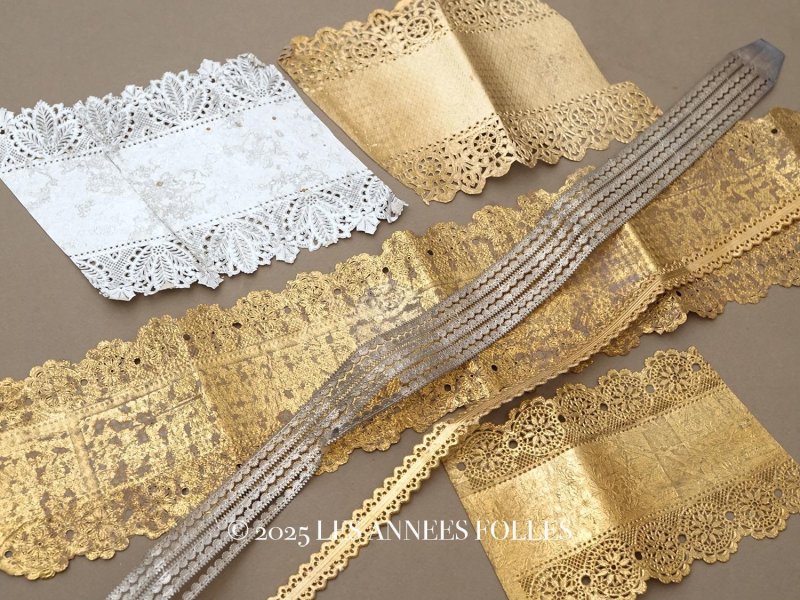 画像1: ＊蚤の市セット＊ アンティーク レースペーパーのセット