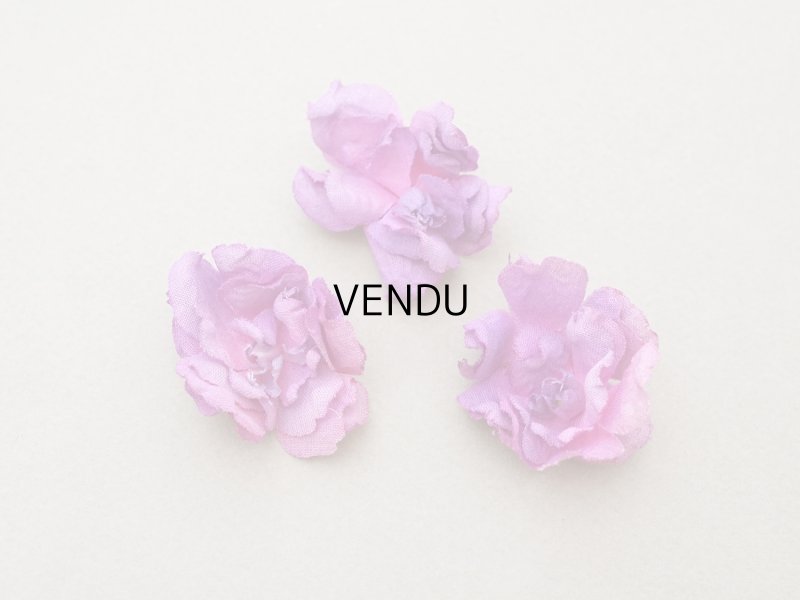 画像2: ＊蚤の市セット＊ アンティーク パルマ菫の布花のセット