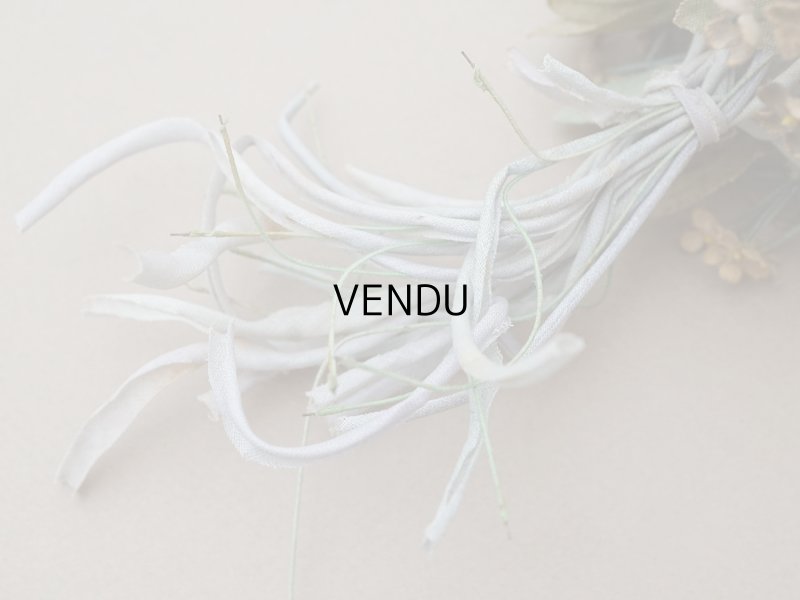 画像2: ＊蚤の市＊ アンティーク 布花 勿忘草のブーケ