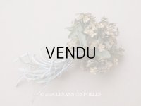 ＊蚤の市＊ アンティーク 布花 勿忘草のブーケ