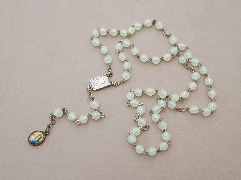 画像4: ＊蚤の市セット＊ アンティーク ロザリオ＆メダイユのセット