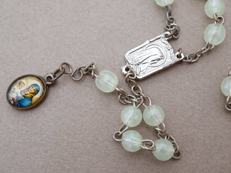 画像5: ＊蚤の市セット＊ アンティーク ロザリオ＆メダイユのセット