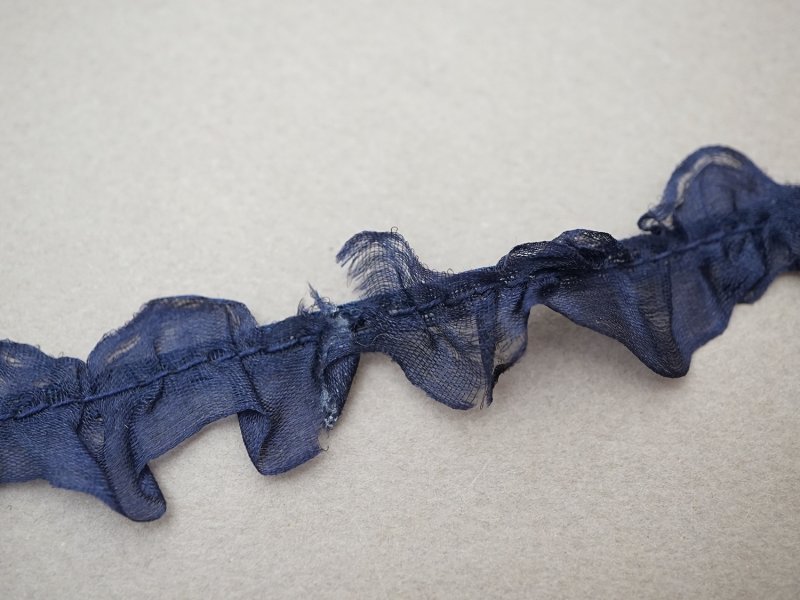 画像5: ＊蚤の市セット＊シルクシフォンのリボン 2.57m ダークブルー