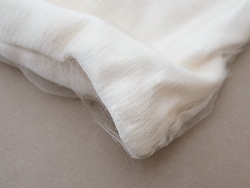 画像4: ＊蚤の市＊ アンティーク シルク製オモニエール シルクシフォン