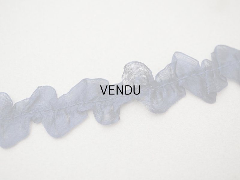 画像4: ＊蚤の市セット＊シルクシフォンのリボン 2.57m ダークブルー