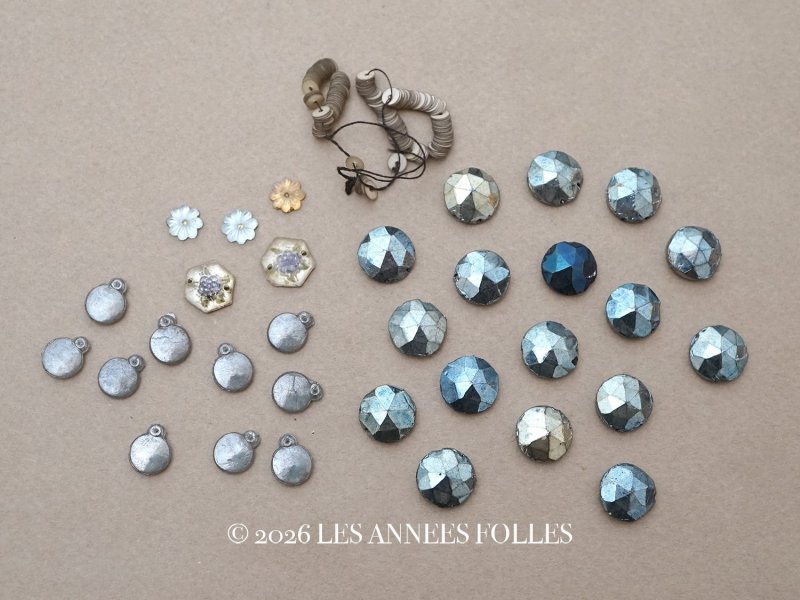 画像1: ＊蚤の市セット＊ アンティーク ビーズ＆スパンコールのセット