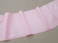 画像3: アンティーク シルクシフォン ファブリック ピンク 幅15cm  (3)