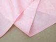 画像4: アンティーク シルクシフォン ファブリック ピンク 幅15cm  (4)