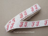 アンティーク 幅広 イニシャルテープ【FT】約1.87m ボルドー