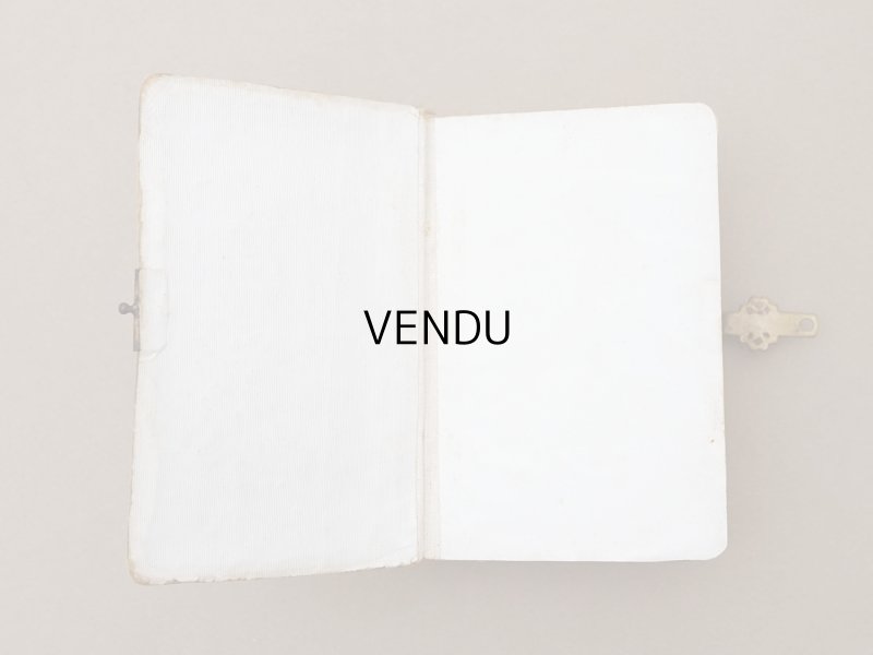 画像7: ＊蚤の市＊ 1901年 ミサ典書 薔薇のブーケ＆クロス 聖書 