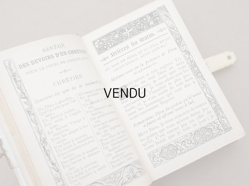 画像9: ＊蚤の市＊ 1906年 ミサ典書 クロス＆薔薇&鈴蘭の聖書 