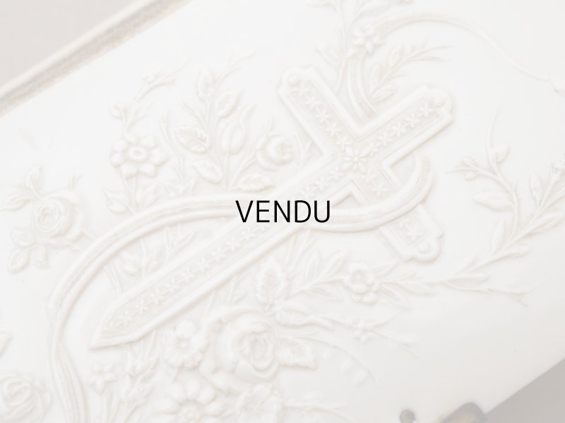 画像2: ＊蚤の市＊ 1901年 ミサ典書 薔薇のブーケ＆クロス 聖書 