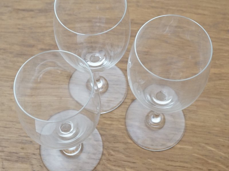 画像4: 1940年頃  準オールドバカラ オーブリオン 3点セット 刻印入り Φ : 5.8cm H : 15.2cm BACCARAT Haut-Brion