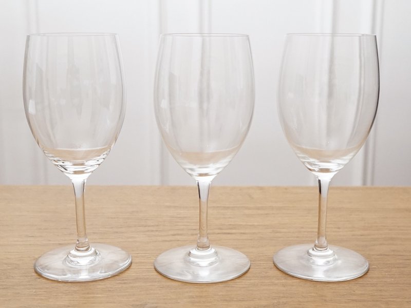 画像2: 1940年頃  準オールドバカラ オーブリオン 3点セット 刻印入り Φ : 5.8cm H : 15.2cm BACCARAT Haut-Brion