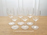 1940年頃  準オールドバカラ オーブリオン 6点セット 刻印入り Φ : 5.3cm H : 13.4cm BACCARAT Haut-Brion