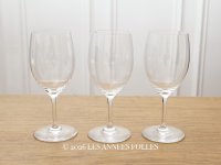 1940年頃  準オールドバカラ オーブリオン 3点セット 刻印入り Φ : 5.8cm H : 15.2cm BACCARAT Haut-Brion