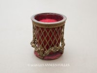 19世紀 ナポレオン3世時代 アンティーク ピンクッション 薔薇のガーランド