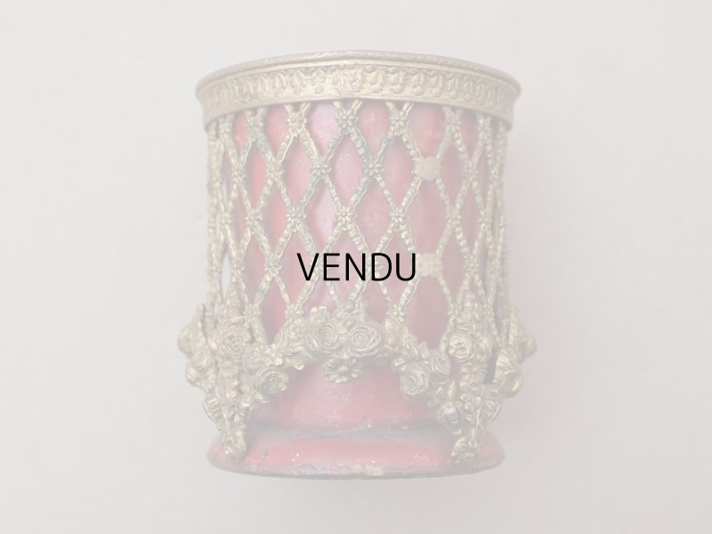 画像8: ＊蚤の市＊19世紀 ナポレオン3世時代 アンティーク ピンクッション 薔薇のガーランド