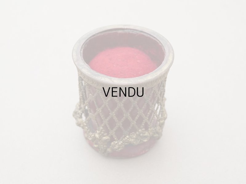 画像2: ＊蚤の市＊19世紀 ナポレオン3世時代 アンティーク ピンクッション 薔薇のガーランド