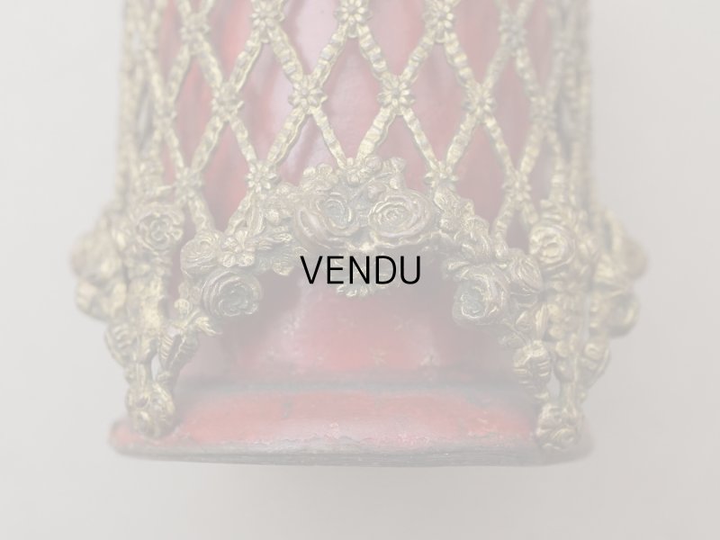 画像6: ＊蚤の市＊19世紀 ナポレオン3世時代 アンティーク ピンクッション 薔薇のガーランド