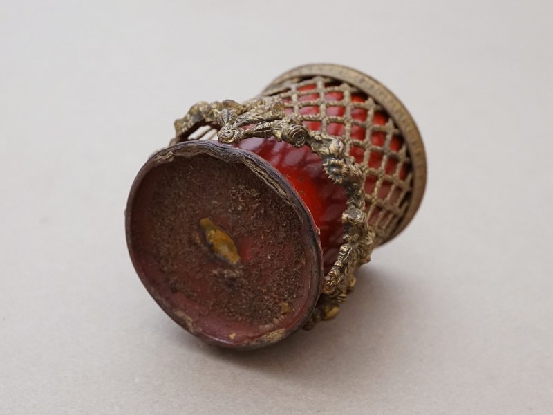 画像3: 19世紀 ナポレオン3世時代 アンティーク ピンクッション 薔薇のガーランド