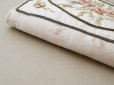 画像10: アンティーク シルク製 ポシェット リボン刺繍 ハンキーケース  (10)