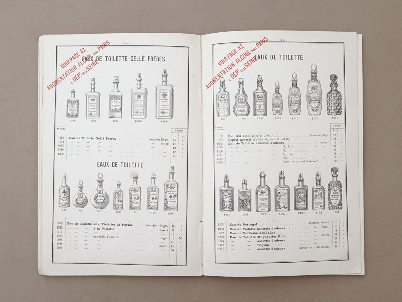 画像14: 1889年 アンティーク パフュームリーのカタログ - GELLE FRERES PARIS -