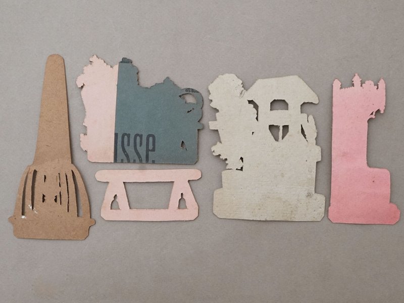 画像2: ＊蚤の市＊19世紀末 アンティーク 劇場の装飾セット 1