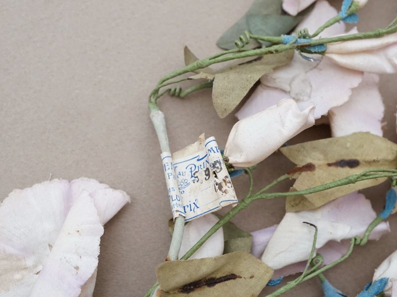 画像9: ＊蚤の市＊アンティーク 布花 昼顔 プランタン百貨店のラベル付 - AU PRINTEMPS -