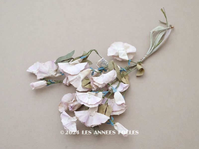 画像1: ＊蚤の市＊アンティーク 布花 昼顔 プランタン百貨店のラベル付 - AU PRINTEMPS -