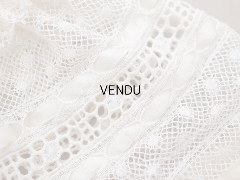 画像5: ＊蚤の市＊アンティーク ベビーボネ レース＆シルクリボン