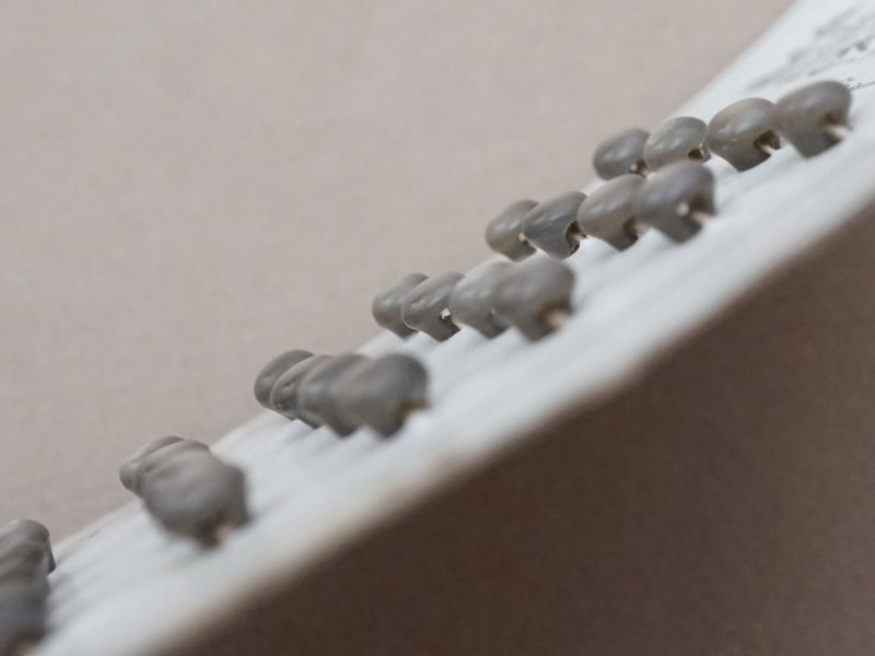 画像6: アンティーク マザーオブパール製 極小 ボタン 5mm 24ピース シェルボタン グレー