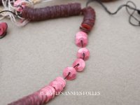 アンティーク ゼラチン製 スパンコール ピンク 5mm