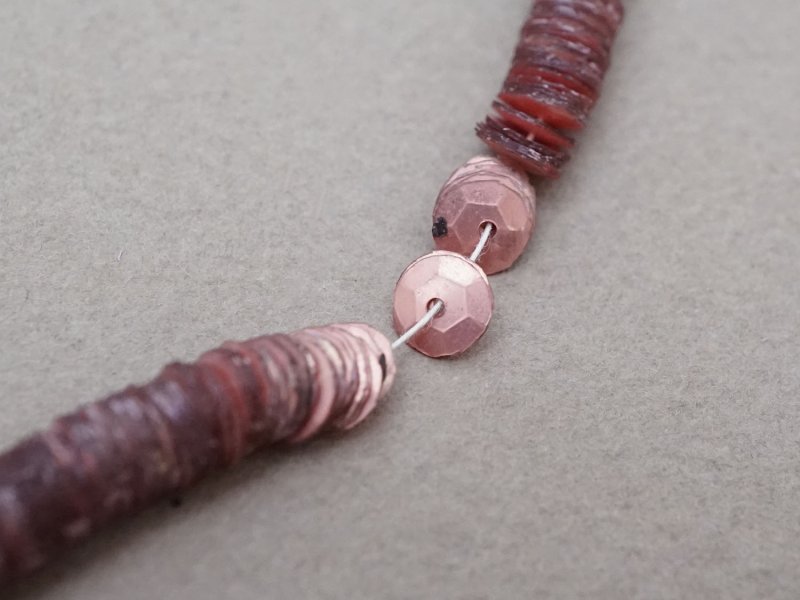 画像4: アンティーク ゼラチン製 スパンコール パウダーピンク 5mm