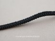 画像1: 1900年頃 アンティーク シルク製 トリム 黒 6mm幅 (1)