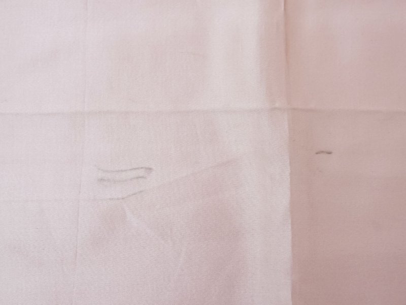 画像8: 19世紀末 アンティーク シルクサテン ファブリック ベビーピンク 生地 53×99cm