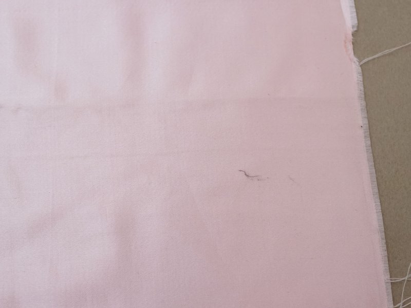 画像9: 19世紀末 アンティーク シルクサテン ファブリック ベビーピンク 生地 53×99cm