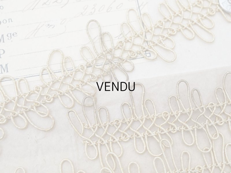 画像2: ＊蚤の市セット＊ 19世紀 メタルレースのセット 7m