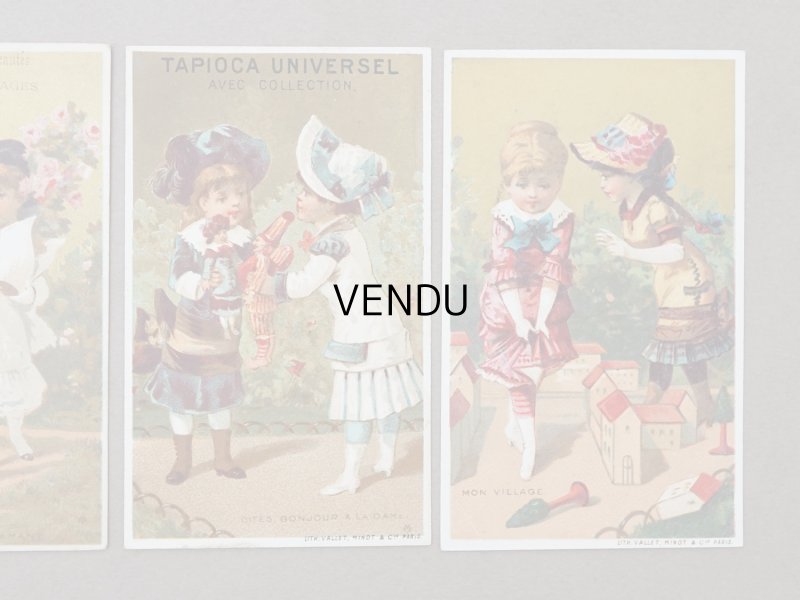 画像3: ＊蚤の市セット＊アンティーク クロモ 4点セット