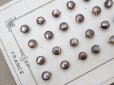 画像9: アンティーク マザーオブパール製 極小 ボタン 5mm 24ピース シェルボタン ブラウン (9)