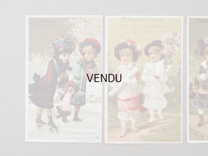 画像2: ＊蚤の市セット＊アンティーク クロモ 4点セット