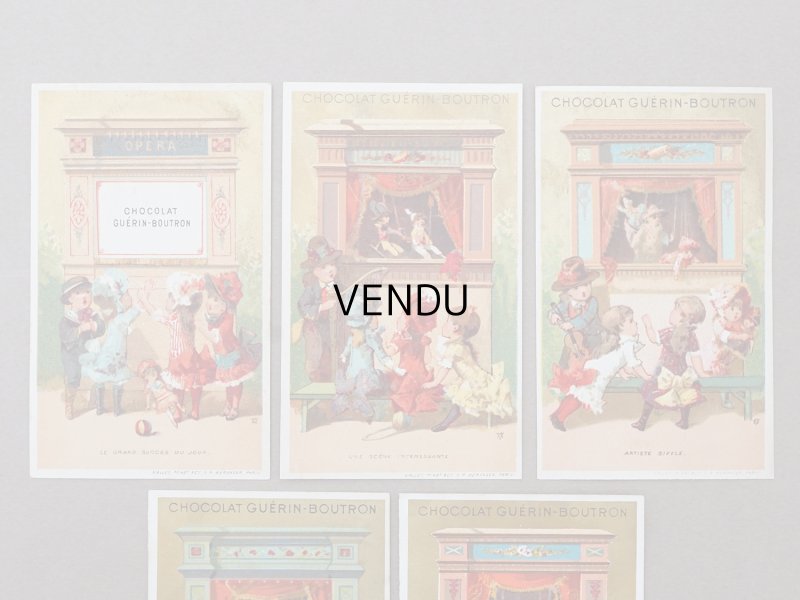 画像2: ＊蚤の市セット＊アンティーク クロモ 5点セット