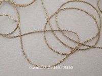 19世紀末 アンティーク メタル製 紐 ゴールド 3m