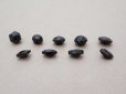 画像4: アンティーク フレンチジェットのボタン 8.5〜11mm 9ピースのセット黒 ガラスボタン (4)